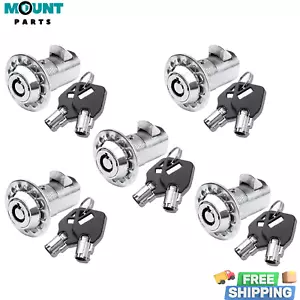 5 Set Slam Locks Cabinet Cam Locks With 10 Keyed Alike RV Storage Lock - Picture 1 of 7