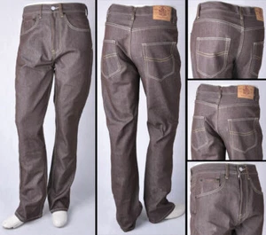 Herren Jeans Workerhose "BEYOND THE LIMIT" Heavy Denim Relax Fit Khaki oder Braun - Bild 1 von 4