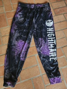 Nightmare Before Christmas Jack Skellington Nightmare Jogger Lounge Pants Med - Picture 1 of 1