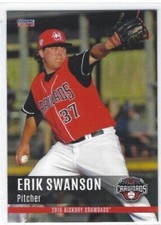 2016 Hickory Crawdads (High A-Texas Rangers) Erik Swanson