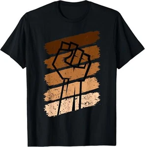 Black History Month Fist Melanin Kids Toddler Girls Boys BHM T-Shirt Hoodie - Picture 1 of 12