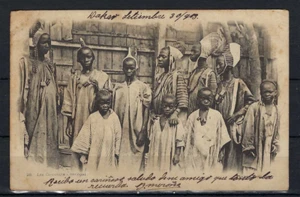 ''SENEGAL.- DAKAR.- ''LES CIRCONCIS -CARTA POSTAL a HABANA- 1903 - Imagen 1 de 3