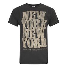 Junk Food  Camiseta New York So Nice They Named It Twice para Hombre (NS7995)
