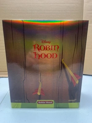 Figura de acción disfraz de cigüeña Robin Hood de Super7 Ultimates Disney, sellada Foto 1 de 4