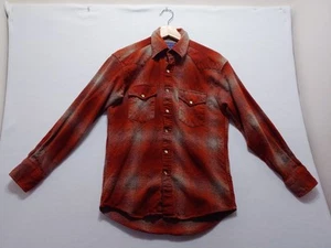 Vintage Pendleton 100% Virgin Wool High Grade Western Wear Plaid Shirt Small - Picture 1 of 13