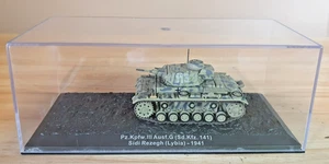ALTAYA AV16 PZ.KPFW. III AUSF G SIDI REZEGH LYBIA 1941 1/76 MODELLINO CARRO ARMATO PRESSOFUSO - Foto 1 di 6