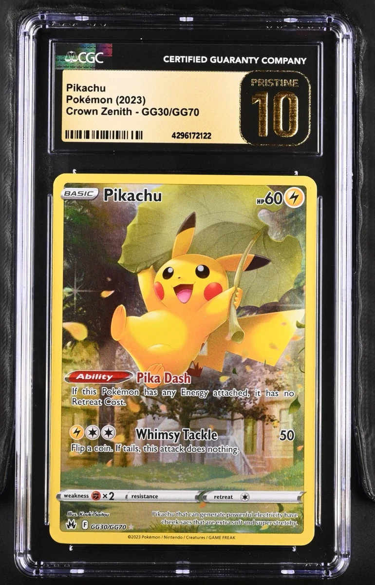 Pokémon TCG Grade 10 Pikachu Individual Collectible Card Game