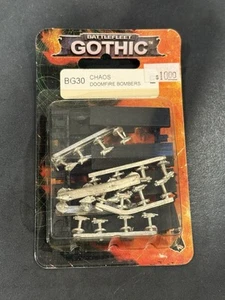 Battlefleet Gothic Chaos Doomfire Bombers, Metal - Fuera de existencia - Games Workshop BFG BG30 - Imagen 1 de 4