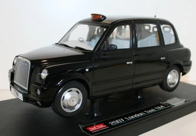 Sun Star 1/18 Diecast - 5251 - 2007 London Taxi Cab TX4 - Black - Image 1 of 4
