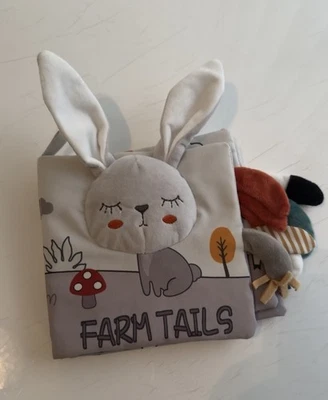 Cloth Book 3D Touch Feel High Contrast Cloth Book, Baby Books Toys for Baby 0-12 - Image 1 of 4