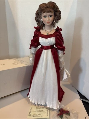 20英寸Christine Noel 2001年Collec瓷娃娃16162号世界各地的圣诞节 — 第 1/4 张图片