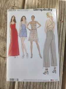 Simplicity 8635 Dress Jumpsuit Romper Misses Sewing Pattern Uncut 14-22 - Bild 1 von 2