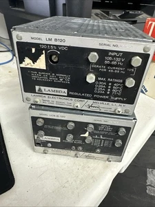 (2) Vintage Lambda Power Supply Lm B120 , Lcs-b-120 Untested - Picture 1 of 2