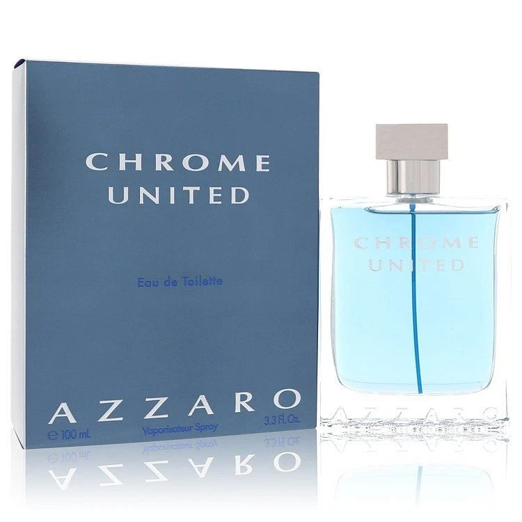 Chrome United por Azzaro Eau De Toilette Spray 3.4 OZ (Hombres) Foto 1 de 1