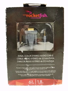 Rocketfish RF-PCC121 SVGA 3.5mm Stereo Audio Cable - Picture 1 of 4