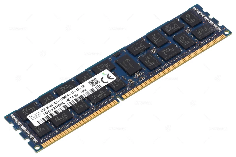 712382-071 HP DDR3 8GB 2RX4 PC3-14900 1866MHZ RDIMM - Immagine 1 di 4