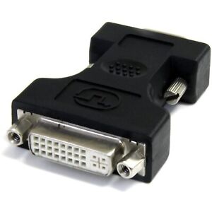 StarTech.com DVI-I to VGA Cable Adapter - Black - F / M - DVI I to VGA Adapter f