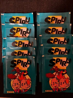LOT 10 POCHETTES PACKETS PANINI SPIROU DISNEY 1995 VERY RARE - Photo 1/2
