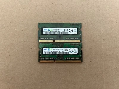 SAMSUNG 8GB 2X4GB 1RX8 PC3L-12800S DDR3-1600MHZ M471B5173BH0-YK0 K1-2(5) - Image 1 of 4
