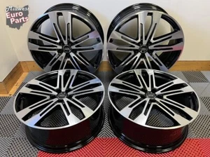 OEM Genuine 21" 2018+ Audi Q5 SQ5 Wheels Rims Black Machined Refinished Custom - Picture 1 of 14