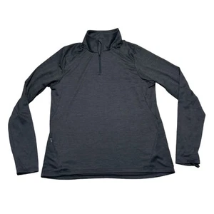 REI Co-op Active Pursuits 1/4 Zip Shirt Womens Medium Green Pullover Zip Pocket - Picture 1 of 9