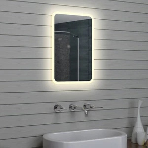 Badezimmerspiegel Badspiegel Wandspiegel LED Lichtspiegel für Gäste WC 40 x 60 - Bild 1 von 5