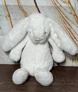 Peluche Jellycat pequeño tímido conejito blanco 6” sentado Pascua suave relleno (S2) - Imagen 1 de 5
