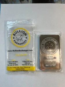 Royal Canadian Mint 10 oz silver bar. 0.9999% Pure. Contained in Wrapper - Picture 1 of 4