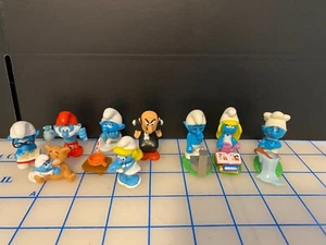 smurfs Kinder surprise lot of 9 - Picture 1 of 3