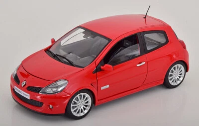 NOREV 1:18 AUTO DIE CAST RENAULT CLIO 3 RS 2006 ROSSO ART 185252 - Immagine 1 di 4