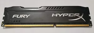 Barrette Mémoire HyperX FURY KINGSTON 4Go RAM DDR3 PC12800 1600 Mhz - Picture 1 of 2