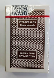 Fitzgerald's Casino Reno NV Spielkartendeck Braun - Neu/Versiegelt - Bild 1 von 5