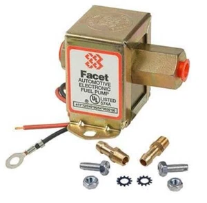 12V FACET SOLID STATE FUEL PUMP FITS KIT CARBURETED ENGINES FACET 40106 FEP12S - Picture 1 of 1