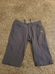 Mountain Hardwear Cargo Shorts Nylon Stretch Camping Hiking Womens Sz 8 / 30 - Picture 1 of 8
