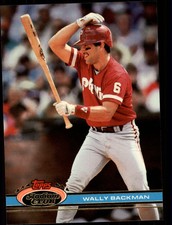 1991 Stadium Club Philadelphia Phillies Baseball Card #368 Wally Backman