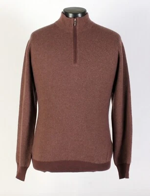 Loro Piana Cashmere Roadster Pull Sweater - Burgundy - 2XL - $1350 Retail - Image 1 of 4