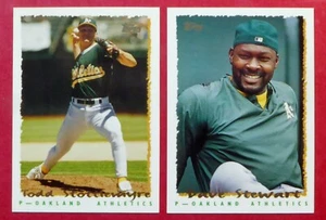 1995 Topps Oakland Athletics Traded Team set (2 Cards) - Picture 1 of 2