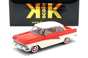 KK Scale 1957 Ford England Taunus 17M P2 Red and White 1:18 KKDC180271 - Picture 1 of 8