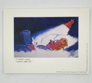 Lot of 20 Art Prints Jeff Leedy Studios "I'm never alone I always have me" ©1996 - Bild 1 von 7