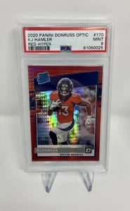 2020 Donruss Optic KJ Hamler Red Hyper Rated Rookie RC 170 PSA 9 Mint Card - Picture 1 of 2