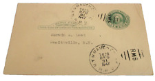 1947 LEHIGH VALLEY RAILROAD TRAIN #405  #434 NEW YORK &MAUCH CHUNK RPO POST CARD