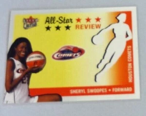 Fleer Ultra 2003 WNBA All-Star Review Sheryl Swoopes #17 Houston Comets Forward - Imagen 1 de 2
