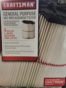 Craftsman - 38754 CRAFTSMAN - Red Stripe General Purpose Wet Dry - Picture 1 of 2