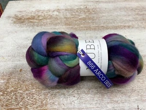 Malabrigo NUBE Fiber 100% Merino Wool Roving - spinning felting - Arco Iris 866 - Picture 1 of 3