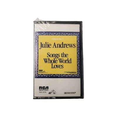 JULIE ANDREWS Cassette Tape Songs The Whole World Loves No.1 RCA SEALED NEW - Image 1 of 4
