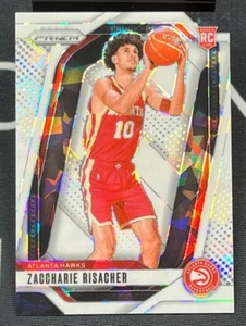Panini Prizm 2024-25 blanco hielo agrietado Prizm #265 Zaccharie Risacher/35 SSP RC - Imagen 1 de 2