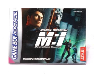 Mission Impossible (bueno) Nintendo 64 N64 instrucciones ayudante compañero de juego - Imagen 1 de 1