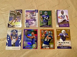 Gang of 8 (Rookie RC) Baltimore Ravens NFL football cards - Picture 1 of 10