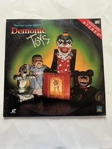 Demonic Toys 1992 Horror Film Laserdisc LD Full Moon Entertainment - Afbeelding 1 van 3