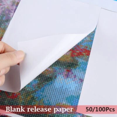 Accessories Cross Stitch Tool Diamond Painting Cover Release Paper Non-Stick - image 1 of 4